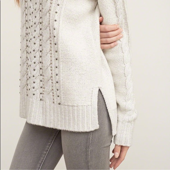 Abercrombie & Fitch Embellished Cable Sweater - Picture 4 of 8